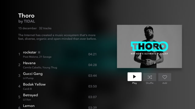 TIDAL Music Gains Dolby Atmos Support on Apple TV 4K