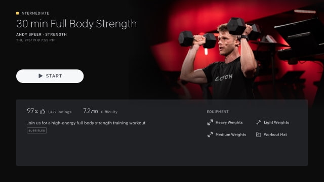 Peloton Fitness App Now Available on Apple TV