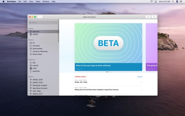 Apple Developer App Released for macOS, Updated Ahead of WWDC