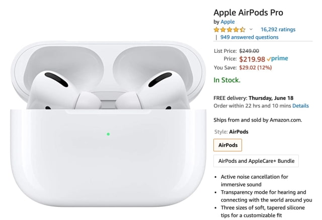 Amazon Discounts AirPods Pro to Their Lowest Price Ever! [Deal]