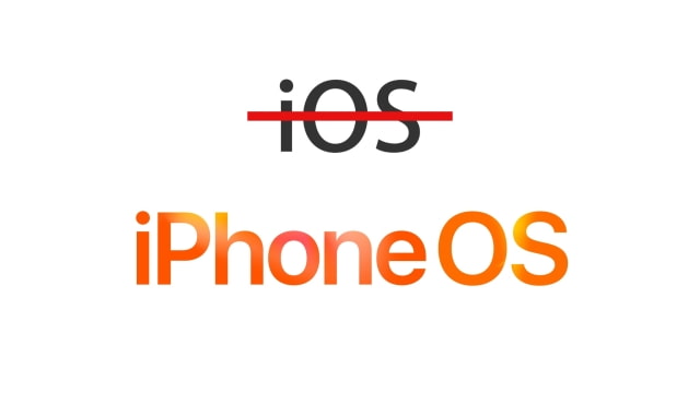 Apple May Rename iOS to &#039;iPhoneOS&#039;