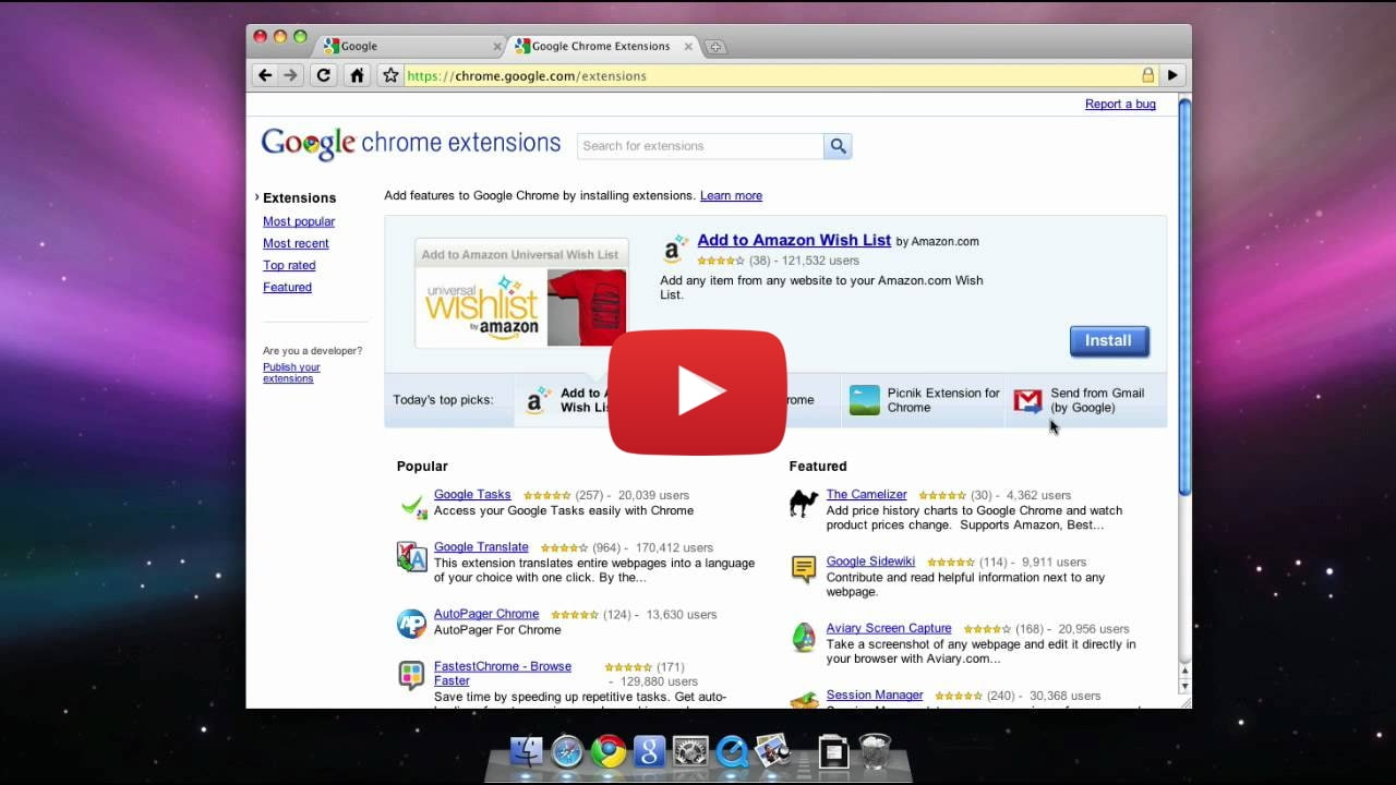 New Beta of Google Chrome for Mac Includes Extensions - iClarified