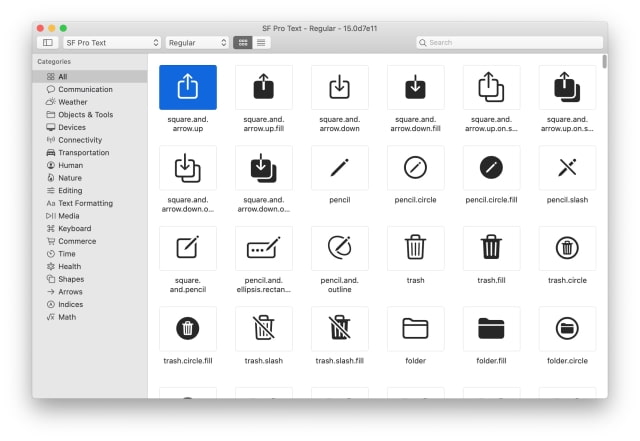 Apple Releases SF Symbols 2 Beta With Over 2400 Configurable Symbols [Download]