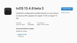 Apple Seeds tvOS 13.4.8 Beta 3 to Developers [Download]