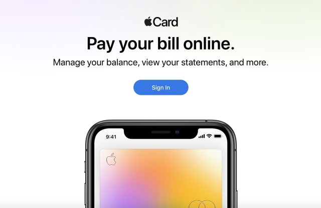 Apple Launches Online Portal for Apple Card