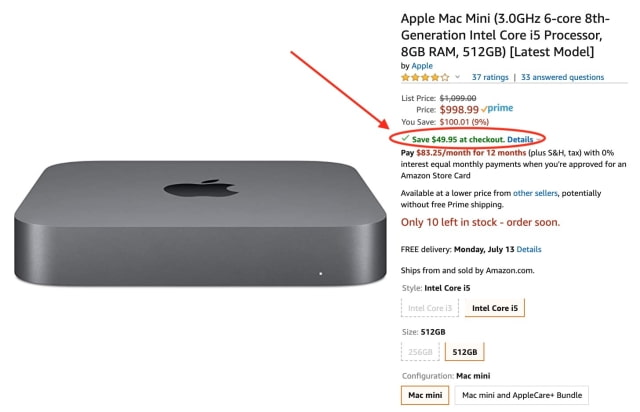Apple Mac Mini (i5, 512GB) On Sale for $150 Off [Deal]