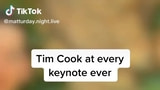 Impression of Apple CEO Tim Cook Delivering a Keynote [Video]