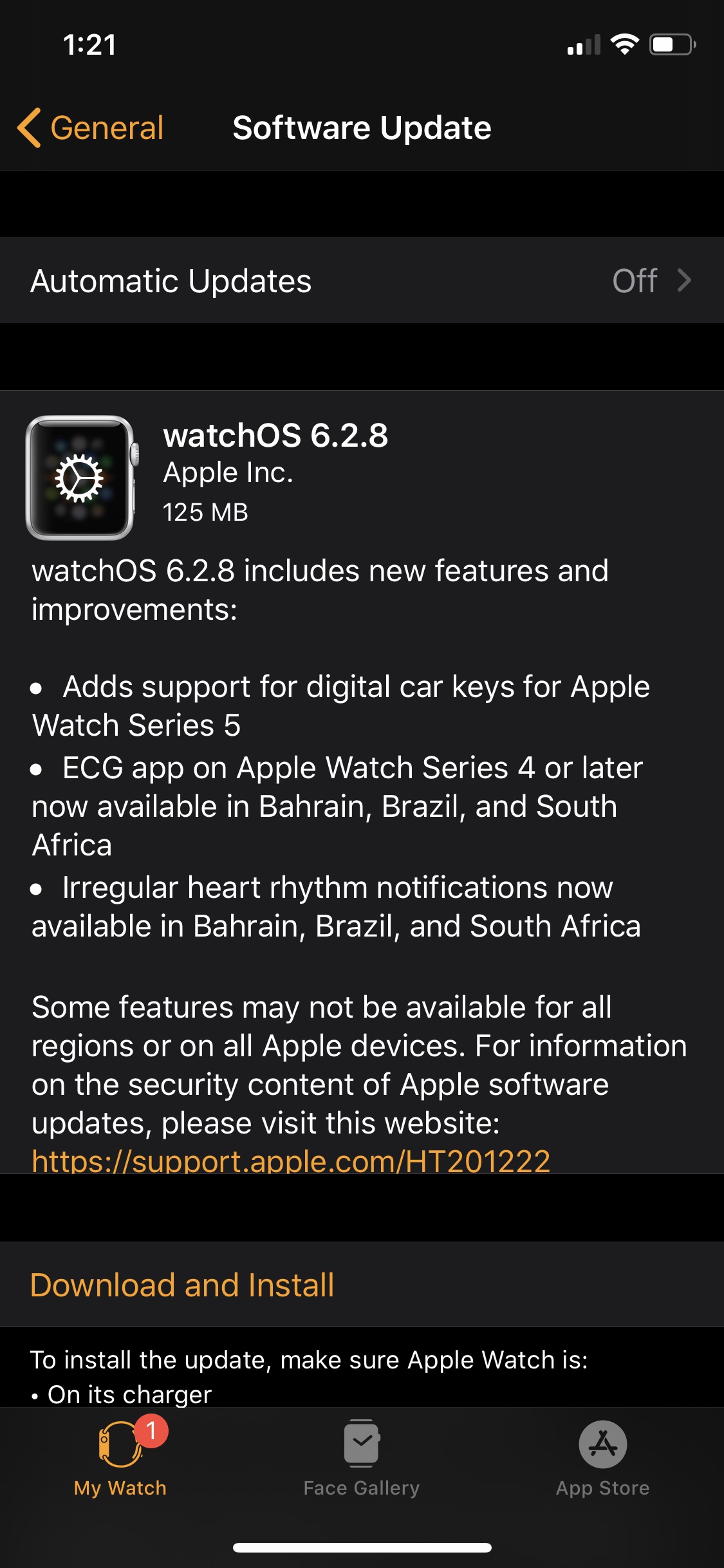 Apple Releases watchOS 6.2.8 for Apple Watch