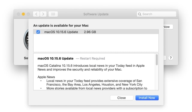 Apple Releases macOS Catalina 10.15.6 With Local News in Apple News, Reliability Improvements, More