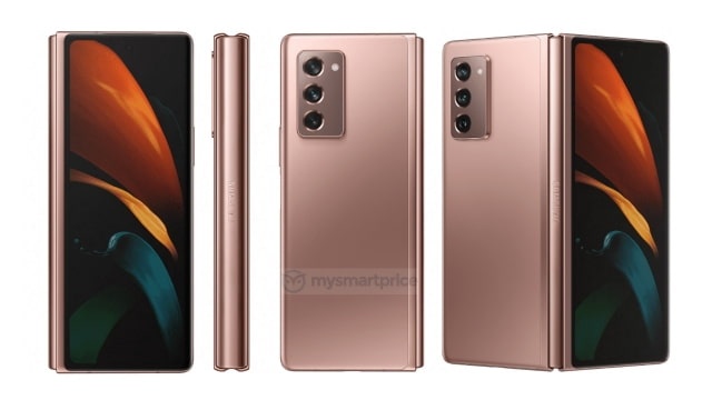 Leaked Renders of the Samsung Galaxy Z Fold 2