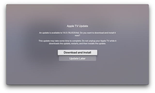 Apple Seeds tvOS 14 Beta 4 to Developers [Download]