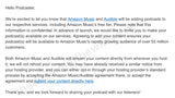 Podcasts Are Coming to Amazon Music and Audible
