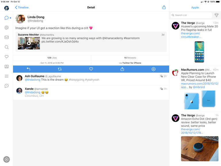Tweetbot Gets Support for Trackpads, Universal Links, More