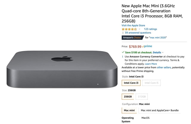 New Apple Mac Mini On Sale for $129.01 Off [Deal]