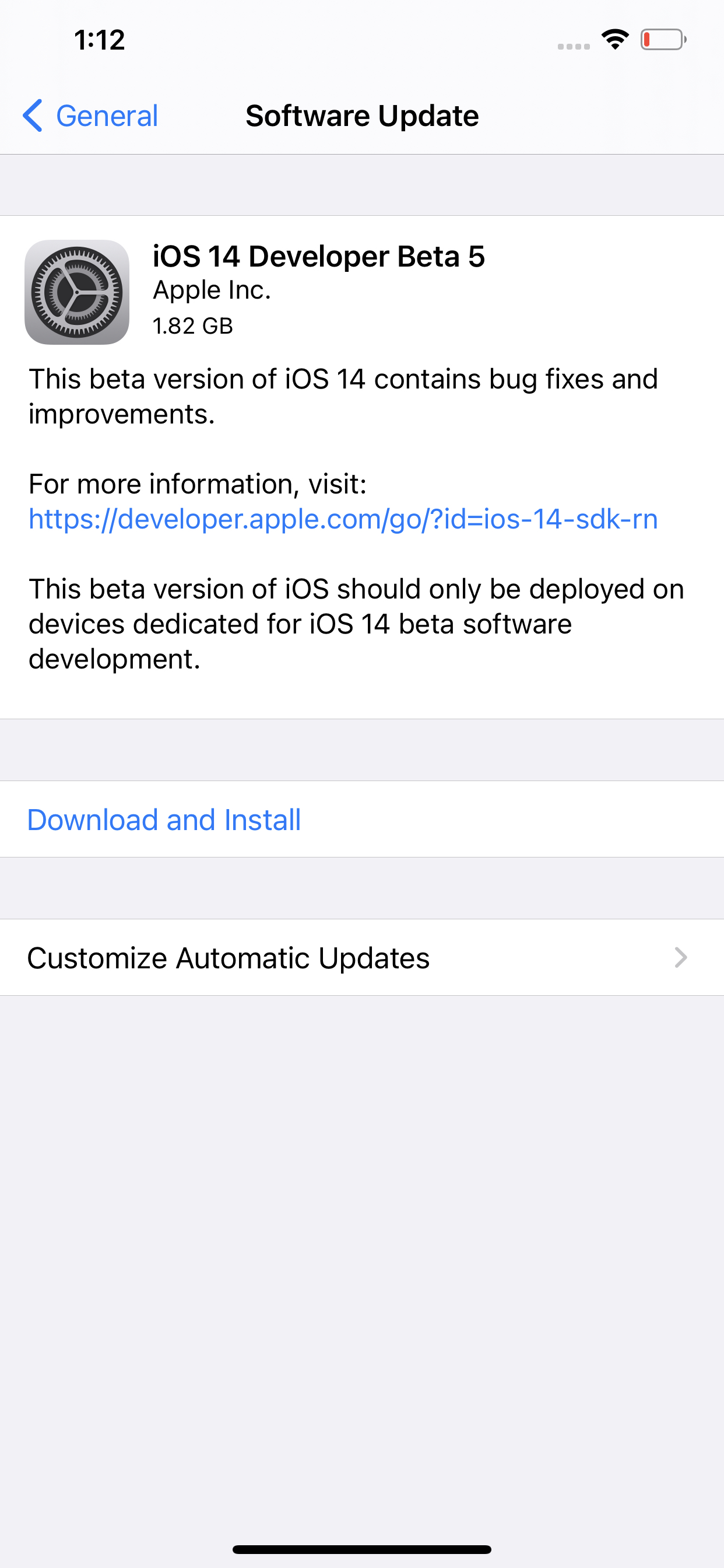 Apple Releases iOS 14 Beta 5 and iPadOS 14 Beta 5 [Download]