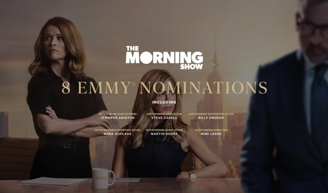 Apple Updates Homepage to Celebrate Emmy Nominations