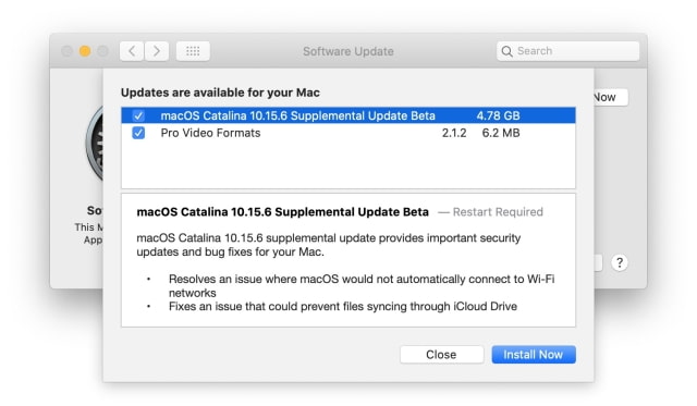 Apple Releases macOS Catalina 10.15.6 Supplemental Update [Download]
