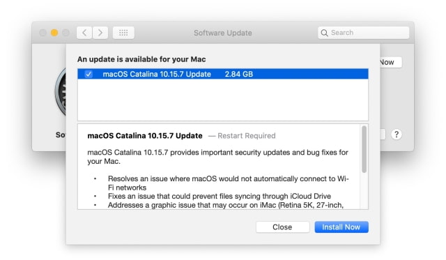 Apple Releases macOS Catalina 10.15.7 [Download]