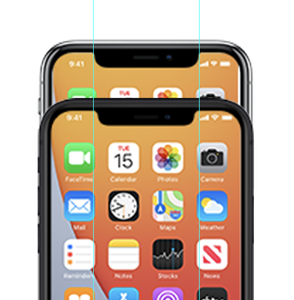 Apple Uploads &#039;iPhone 12&#039; Icons Which Appear to Show Slightly Narrower Notch [Image]