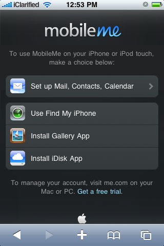 Apple Now Lets You Access Find My iPhone From MobileSafari