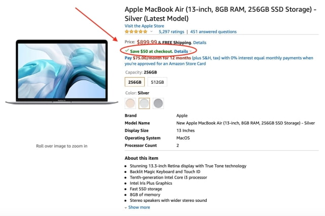 New MacBook Air On Sale for $849.99 [Prime Day Deal]