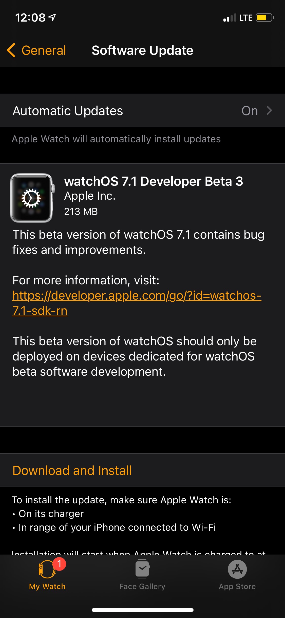Apple Seeds watchOS 7.1 Beta 3 to Developers [Download]
