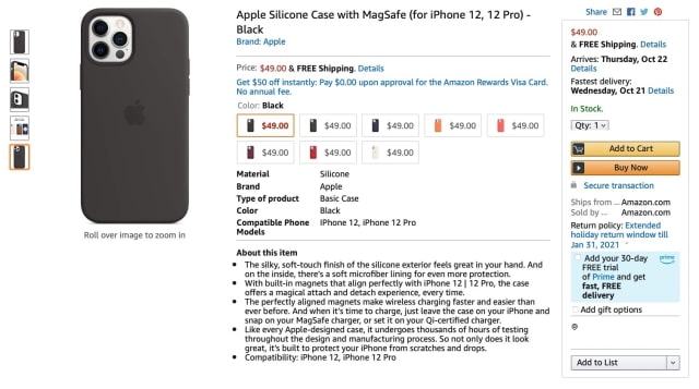 iPhone 12 MagSafe Cases Now Available on Amazon