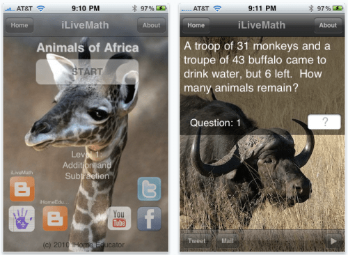 iLiveMath Animals Of Africa 1.1 Released