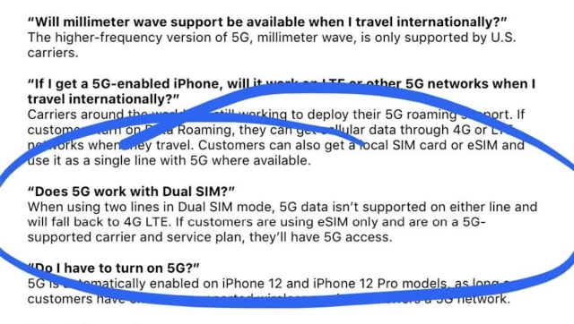 iPhone 12 Does Not Currently Support 5G in Dual SIM Mode [Report]