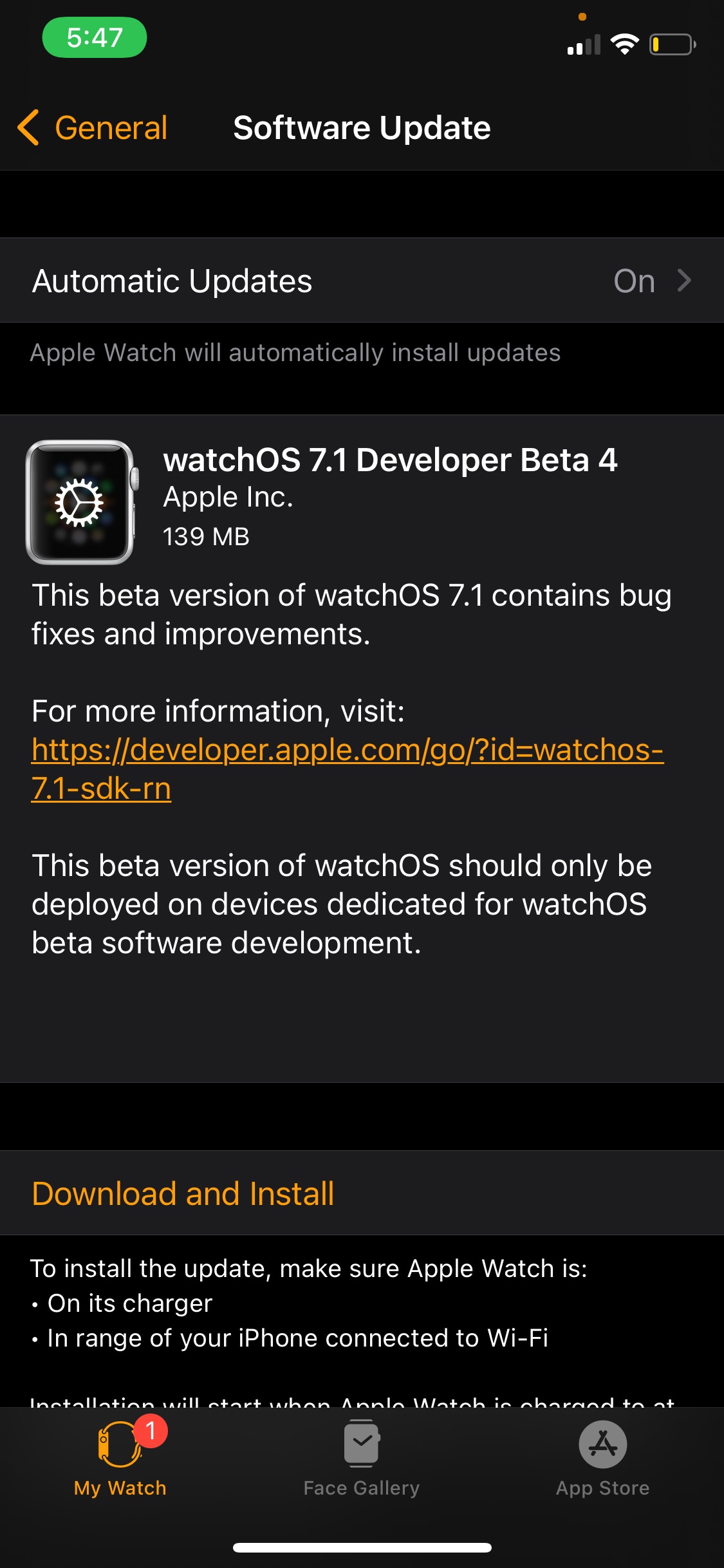Apple Seeds watchOS 7.1 Beta 4 to Developers [Download]