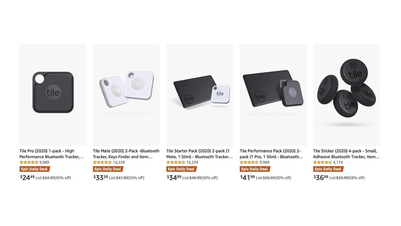 tile bluetooth trackers on sale for 30