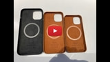 First Look at Apple's Upcoming Leather MagSafe Cases for iPhone 12 [Video]