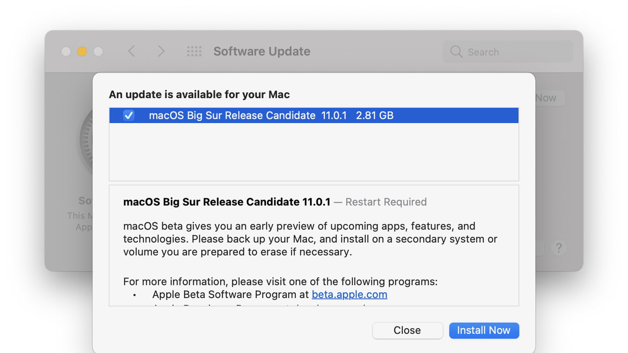 Apple Releases macOS Big Sur 11.0.1 Release Candidate to Developers ...