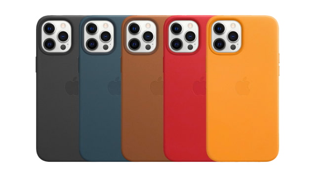 Apple Leather Cases for New 5G iPhone 12/Pro/Max/Mini Now Available on Amazon
