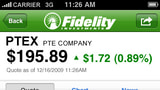 Fidelity Investments iPhone App Lets You Trade Stocks