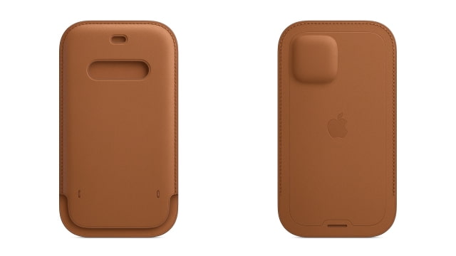 Apple Leather Sleeve With MagSafe for New 5G iPhone 12/Pro/Max/Mini Now Available