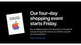 Apple Announces Black Friday / Cyber Monday Shopping Event