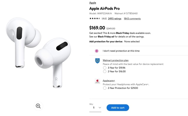Apple AirPods Pro On Sale for $169!! [Lowest Price Ever]
