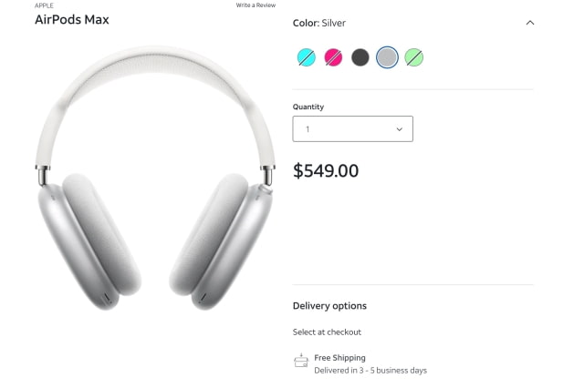 Apple AirPods Max In Stock at AT&T With Free Shipping [Hurry]