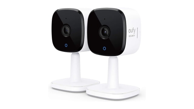 Get Two Eufy 2K Indoor Security Cameras With HomeKit Support for $59.49 [Deal]