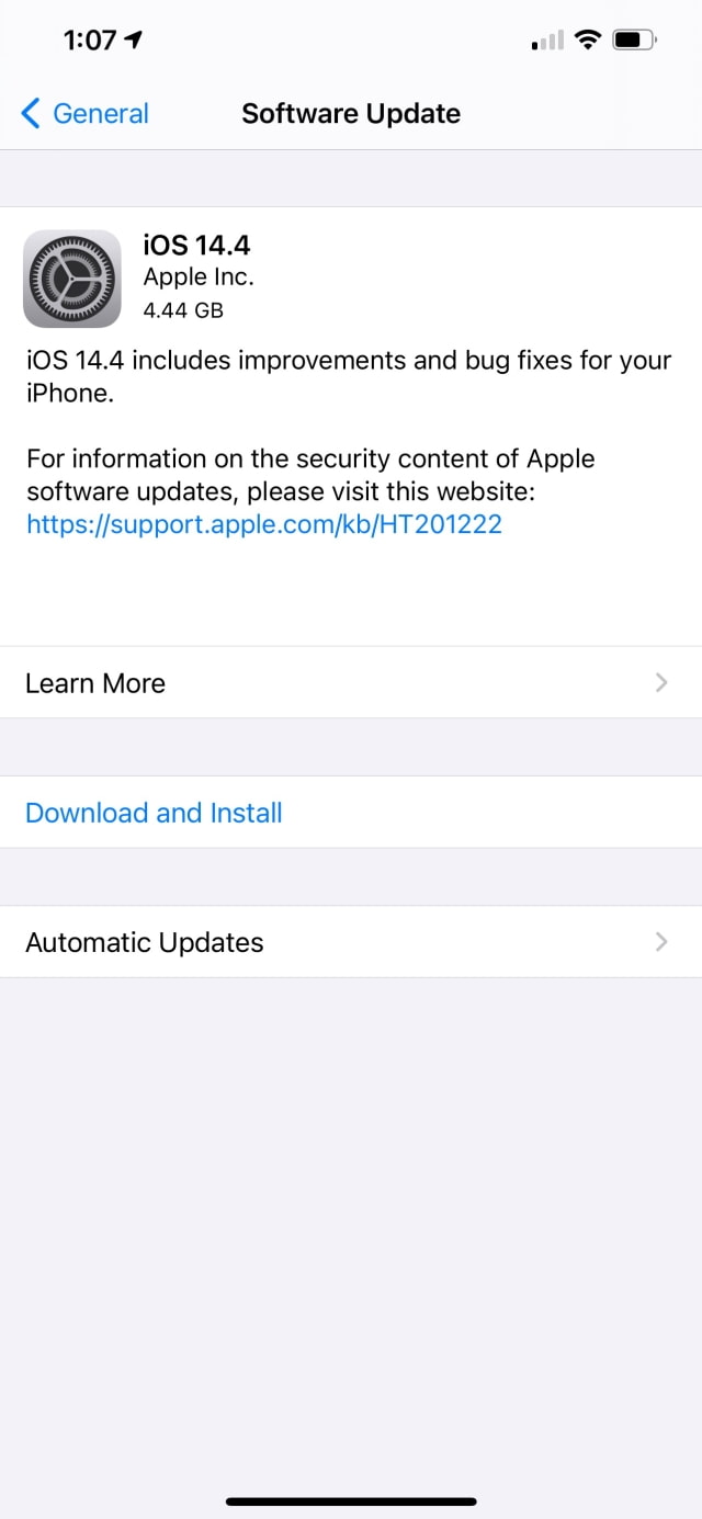 Apple Releases iOS 14.4 RC and iPadOS 14.4 RC to Developers [Download]