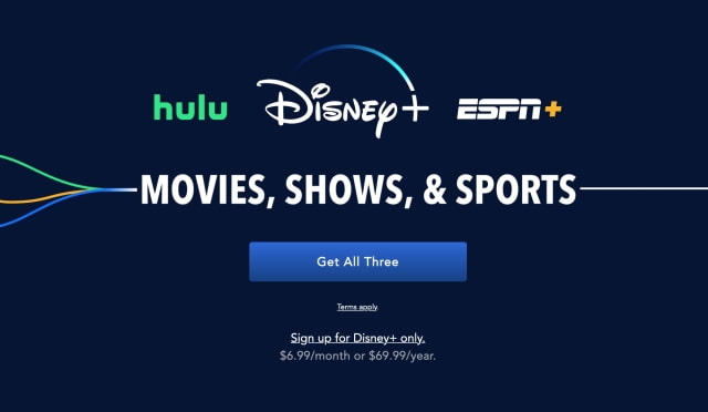 Streaming Bundle Including Disney+, ESPN+, and Ad-Free Hulu Now Widely Available