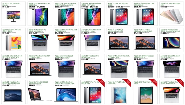 Refurbished iPads, MacBooks, and LG UltraFine Monitors On Sale [Deal]