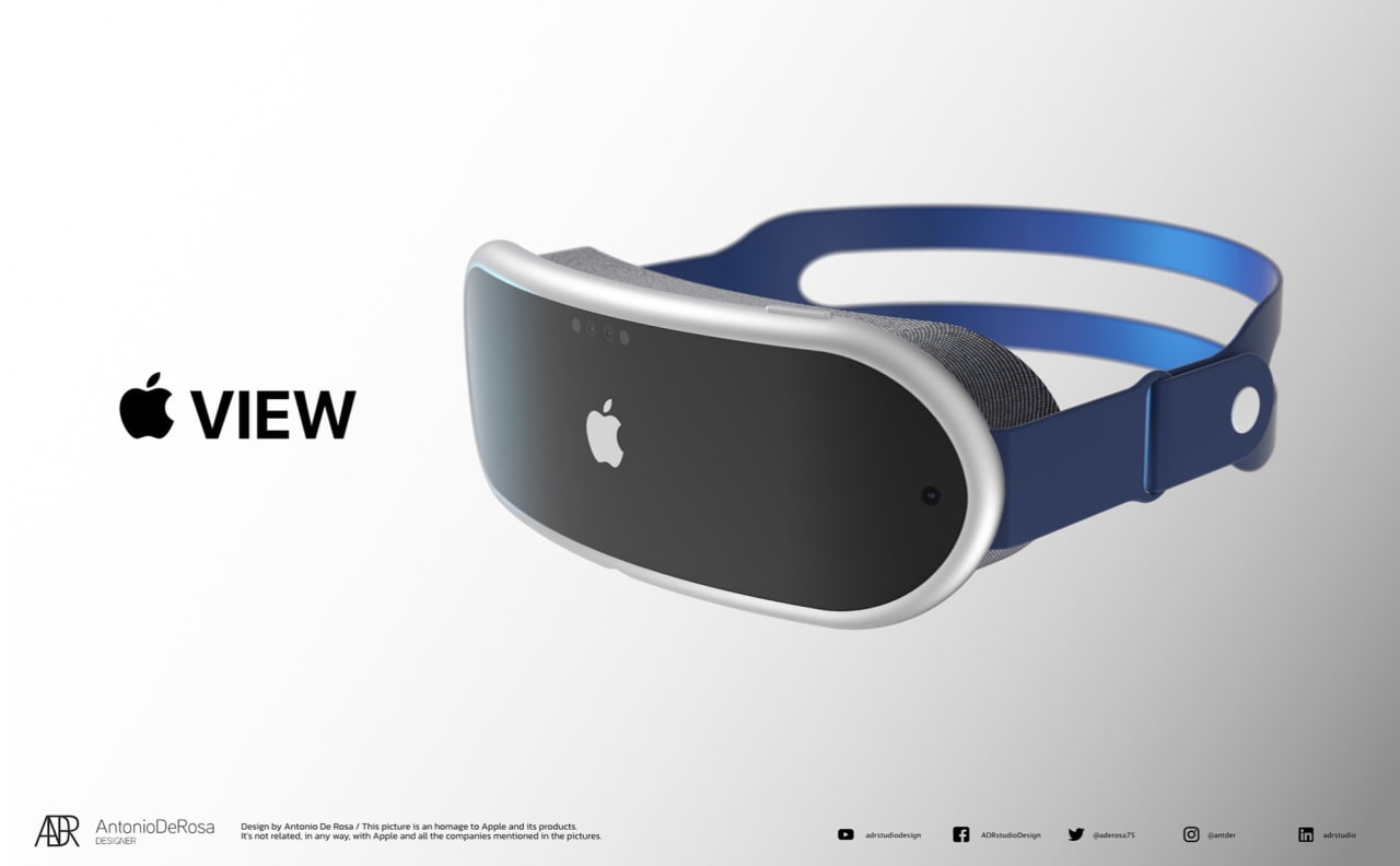 Check Out This 'Apple View' VR Headset Concept Based on Alleged