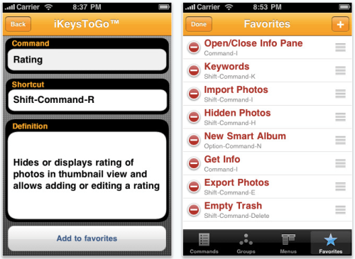 Turn Your iPhone into an iPhoto &#039;09 Cheat Sheet