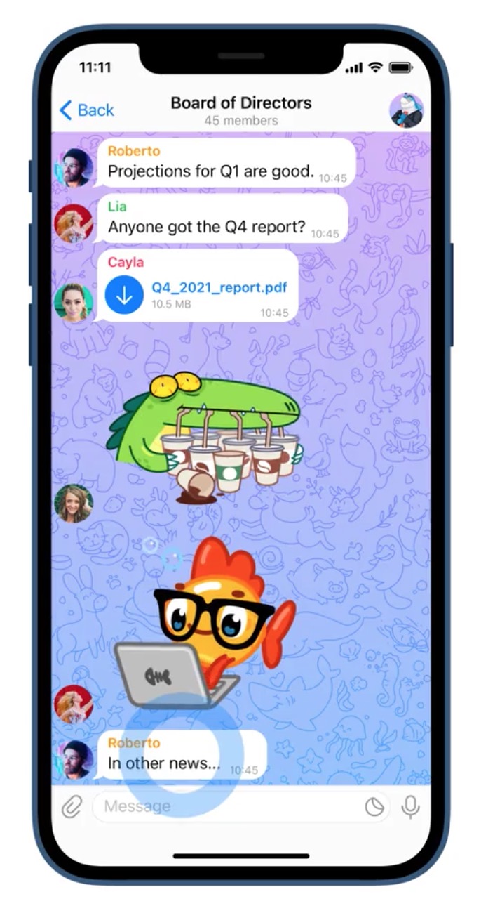 Telegram Messenger Gets Auto-Delete Messages for Everyone, Expiring Invite Links, Widgets, Groups With Unlimited Members