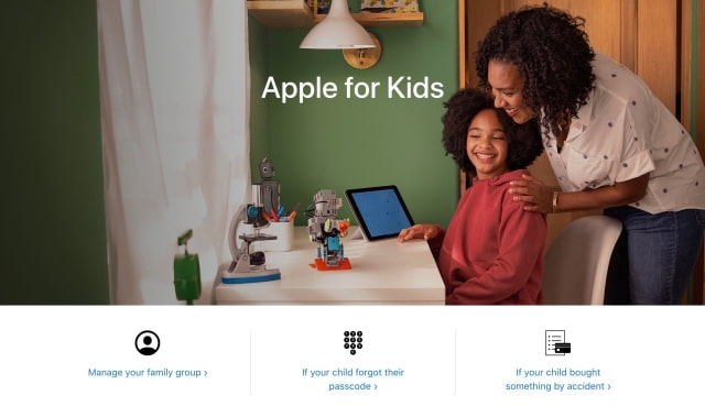 Apple Launches 'Apple for Kids' Portal to Help Parents