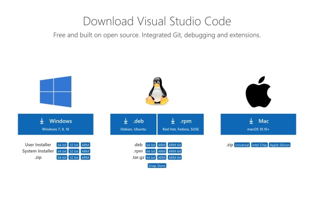 Microsoft Releases Visual Studio Code as Universal Binary With M1 Mac Support