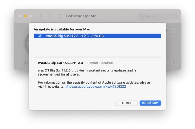 Apple Releases macOS Big Sur 11.2.3 [Download]
