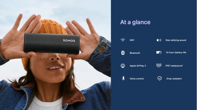 Sonos Officially Unveils New 'Sonos Roam' Ultra-Portable Smart Speaker [Video]
